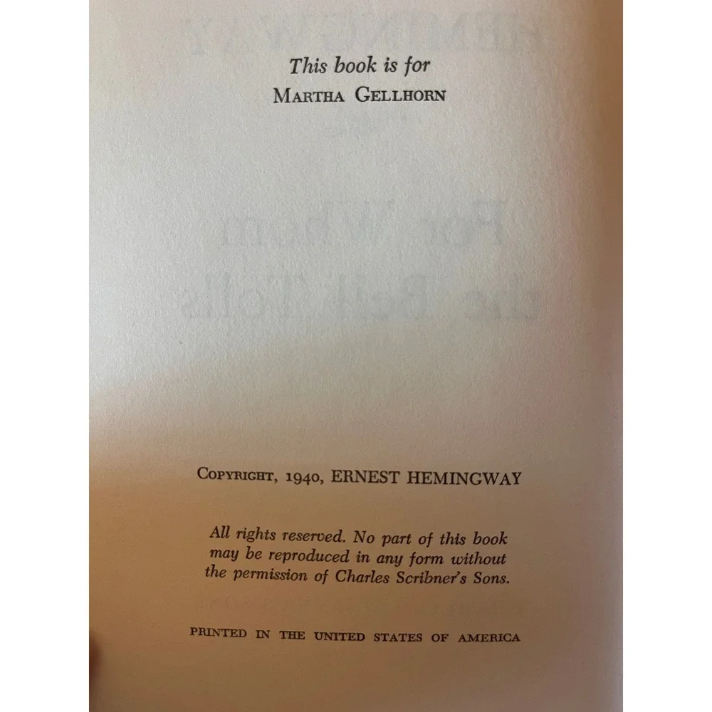 Ernest Hemingway 3 Book Set For Whom the Bell Tolls Sun Also Rises Farewell Arms